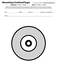 Mozambique Target 2 & 5" 